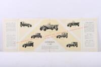 CITROEN: An original and early 'THE 10 HP CITROEN' fold out sales brochure - 2