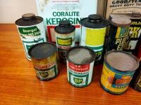 GARAGENALIA: A collection of garagenalia including tins, bottles and boxes - 2