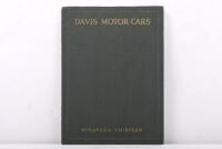 DAVIS MOTOR CARS: A 1913 DAVIS MOTOR CARS sales brochure