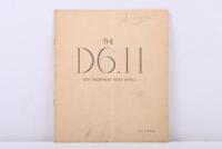 DELAGE: An original 'DELAGE - THE D6.11 WITH INDEPENDENT FRONT WHEELS' sales brochure