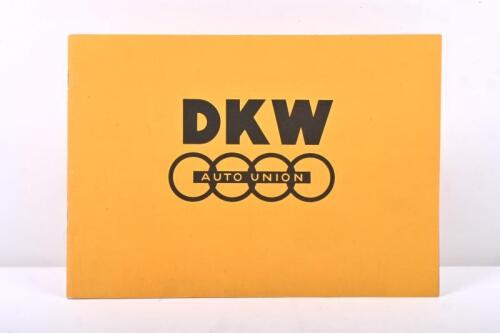 89 · DKW AUTO UNION: An impressive 1939 DKW AUTO UNION model range sales brochure. German text