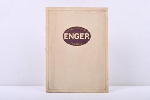 90 · ENGER: A 1913 'ENGER PLEASURE CARS' model catalogue