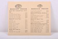 FIAT: An Australian issued,&nbsp;1924 twelve page FIAT MOTOR CARS model range brochure as prepared for GARRATTS LIMITED, Sydney - 5