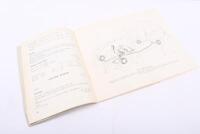 FIAT: A 1954 7th Edition of 'FIAT 500c INSTRUCTION BOOK' for METAL BODY STATION WAGON 500 C MODEL - 2