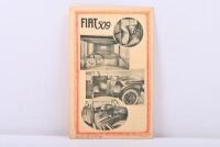 FIAT: A 1926&nbsp;FIAT 509 model range brochure (N. 1694) - 4