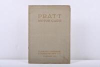 PRATT: A 1913 'PRATT MOTOR CARS' model catalogue