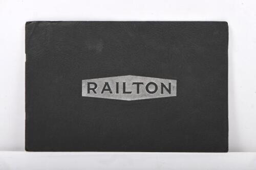 RAILTON: A 1935 Railton model sales brochure