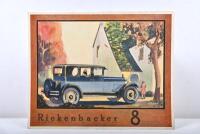 RICKENBACKER: An original four page Rickenbacker Vertical 8 Super-fine sales brochure