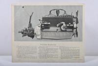RICKENBACKER: An original four page Rickenbacker Vertical 8 Super-fine sales brochure - 2