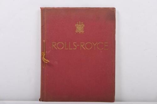 Rolls-Royce: An Original Circa 1930 'Phantom Ii - A Catalogue Concerning The New 40-50 H.P. Six Cylinder Rolls-Royce' Sales Brochure