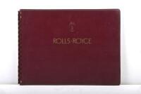 ROLLS-ROYCE: A 1950's Rolls-Royce Silver Cloud sales brochure