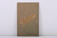 SAVA: A 1912 S.A.V.A. AUTOMOBILES sales brochure
