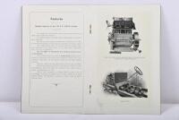 SAVA: A 1912 S.A.V.A. AUTOMOBILES sales brochure - 2