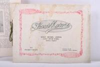 SCOUT MOTORS: A 1913&nbsp;SCOUT CARS. abridged sales brochures by SCOUT MOTORS Ltd - 2