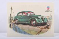 SIMCA: A 1950s SIMCA&nbsp;8 1200 single sheet, double sided sales brochure