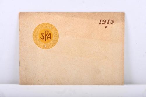 S.P.A: A 1913 S.P.A model range sales brochure