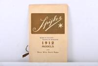 SPYKER:&nbsp;A SPYKER 20 H.P. SALES BROCHURE, 1912. Engine & Chassis pictures
