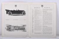 STAVER: A 1913 STAVER MOTOR CARS, STAVER Chicago model range catalogue - 2