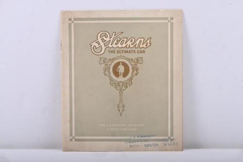 STEARNS: A 1913 Stearns - THE ULTIMATE CAR, KNIGHT TYPE MOTOR - sales brochure