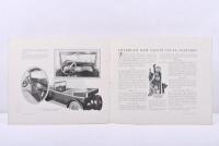 STUTZ: An original 'The Improved New Safety Stutz' sales brochure. Circa 1928 - 2