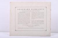 STUTZ: An original 'The Improved New Safety Stutz' sales brochure. Circa 1928 - 3