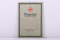 TEMPLAR: A circa 1917 Templar - The Superfine Small Car sales brochure