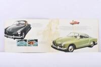 VOLKSWAGEN: An original circa 1950's Volkswagen KARMANN Ghia sales brochure for coupe and cabriolet models - 2