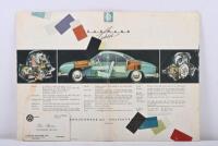 VOLKSWAGEN: An original circa 1950's Volkswagen KARMANN Ghia sales brochure for coupe and cabriolet models - 3