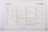 VOLVO: A 1963&nbsp;VOLVO AMAZON SERIES colour sales brochure. Danish text - 3