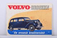 VOLVO: A 1946&nbsp;VOLVO-DROSKAN, PV 802&nbsp;sales brochure. Print Run of 5000 copies