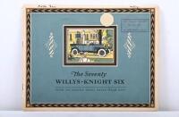 WILLYS KNIGHT: A circa 1920s 'The Seventy&nbsp;WILLYS KNIGHT SIX' sales brochure
