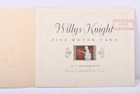 WILLYS KNIGHT: A circa 1920s 'The Seventy&nbsp;WILLYS KNIGHT SIX' sales brochure - 2