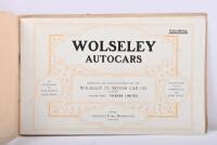 WOLSELEY: A WOLSELEY AUTOCARS SALES BROCHURE, 1914. 'COLONIAL' issue - 2