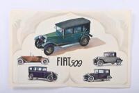 FIAT: A 1927&nbsp;FIAT 509 model range brochure (N. 2051) - 3