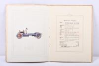 FIAT: A circa 1911, 1912 'The FIAT' model range brochure for the 15/20 H.P. FIAT - 2