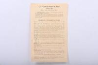 FIAT: A circa 1940's FIAT LA FOURGONNETTE MODELE 500 single sheet, double sided leaflet - 2
