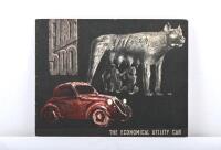 FIAT: A 1937 'FIAT 500 - THE ECONOMICAL UTILITY CAR' sales brochure (Publication N 3037). English text