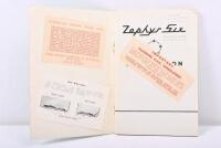 FORD: An original 1954 issue of&nbsp; 'Zephyr Six - INSTRUCTION BOOK' - 2