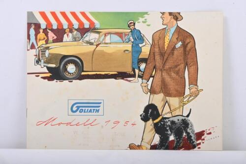 GOLIATH: A 1954 Goliath model sales brochure