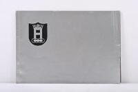 HORCH/AUTO UNION: A Horch Auto Union sales brochure, 1938, for 8-Cylinder 5-Litre models