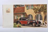 HORCH: An impressive&nbsp;Horch Auto Union sales brochure, 1938. For 3.5 litre and 8-Cylinder 5-Litre&nbsp;models - 2