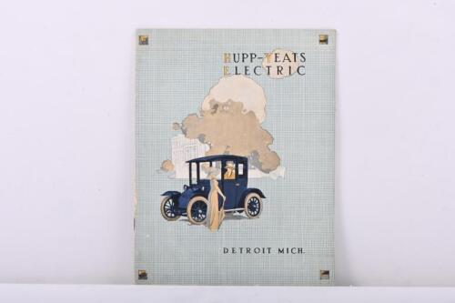 HUPP-YEATS ELECTRIC: An original 1911 'HUPP-YETAS ELECTRIC, DETROIT MICH.' sales brochure