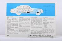 JENSEN: An original 1965 'JENSEN FF' SPECIFICATION single sheet brochure - 2