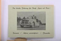KLEINSCHNITTGER: An interesting group of Kleinschnittger F 125 1953 literature and correspondence. Personalised Australian letter, model detail sheet & technical data sheet - 2