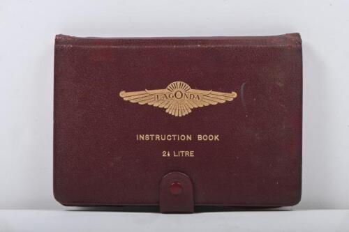 Lagonda: An Original 'Lagonda Instruction Book 2.5 Litre'