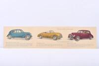 LANCIA:&nbsp;A circa 1930's Lancia Aprilia - 2nd Series 6&nbsp;page fold out brochure - 3