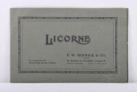 LICORNE: A May 1912 LICORNE sales catalogue