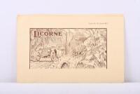 LICORNE: A 1913&nbsp;LICORNE sales catalogue (Leaflet No.7b). Fully describes 14-H.P. LICORNE TWO-SEATER&nbsp;TORPEDO DE LUXE, BX3 LICORNE MODEL