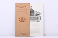 LINCOLN: A rare Australian sales brochure for The Lincoln Motor Car Company. Circa 1919