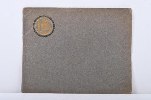 Laurin Klement: A 1913 Laurin Klement & Societe Anonyme, Ltd Mlada Boleslav (Bohemia) Sales Brochure